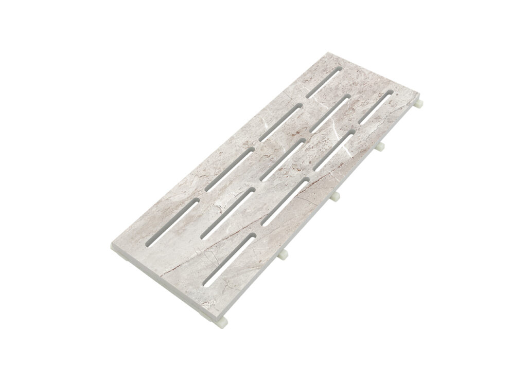 POOL GARDEN BEİGE STONE MONOBLOCK IZGARA