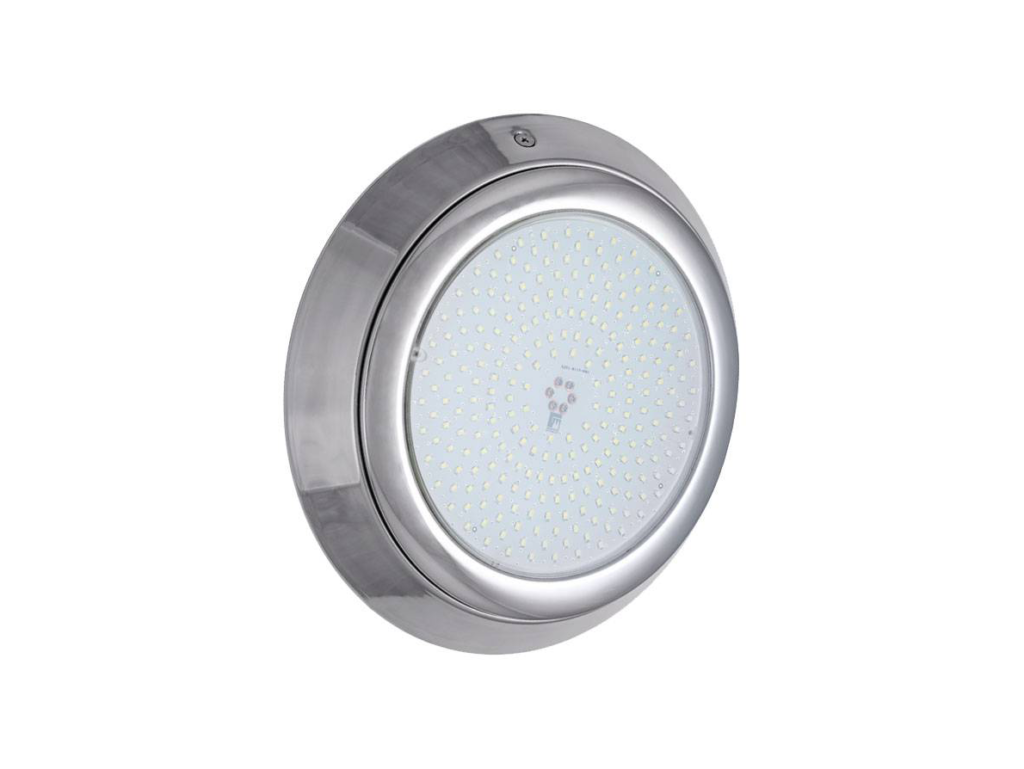 “SlimLED-INOX” Havuz Sualtı Aydınlatma Lambası. Kovansız – Reçine Dolgulu. RGB Renkli