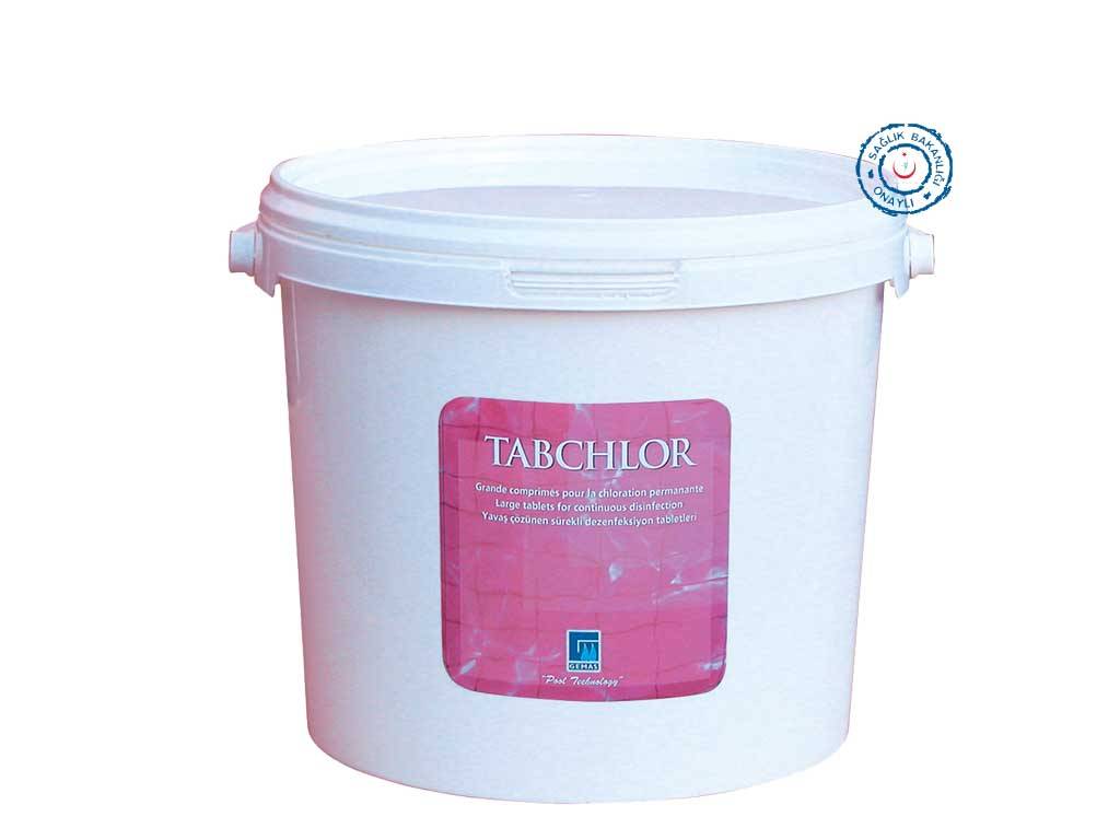 “TABCHLOR” Stabilize Triklor Tableti, 200 gr %90 Klor İçeriği
