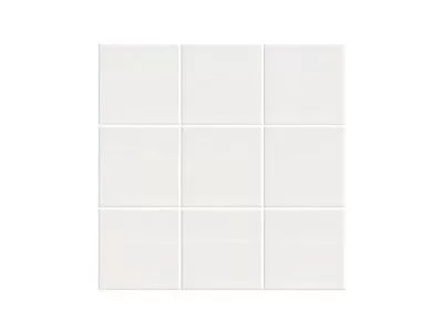 Porselen Karo – Beyaz – 10×10 cm