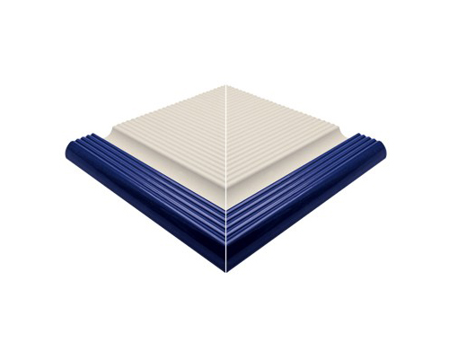 Universal Seri Tutamak Dış Köşe Sırsız Kobalt (25 x 25cm)
